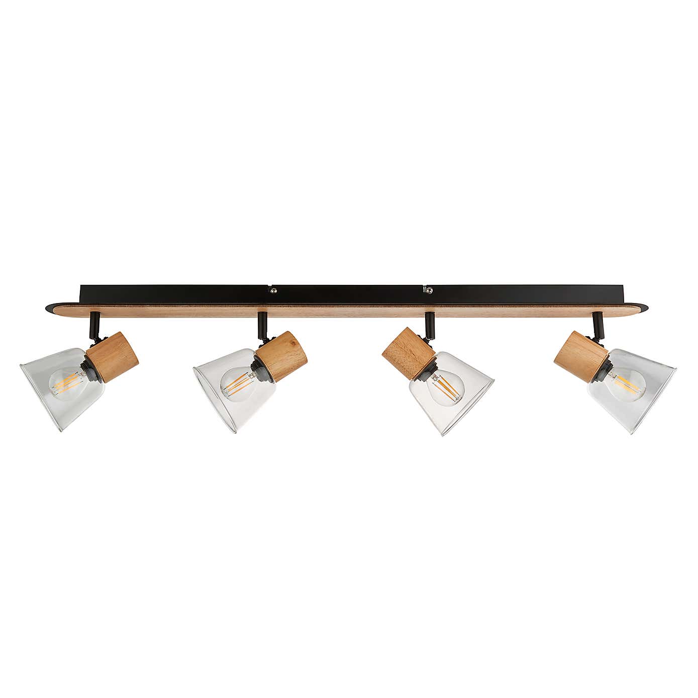 Zoya Industrial 4 Light Adjustable Spotlight Bar