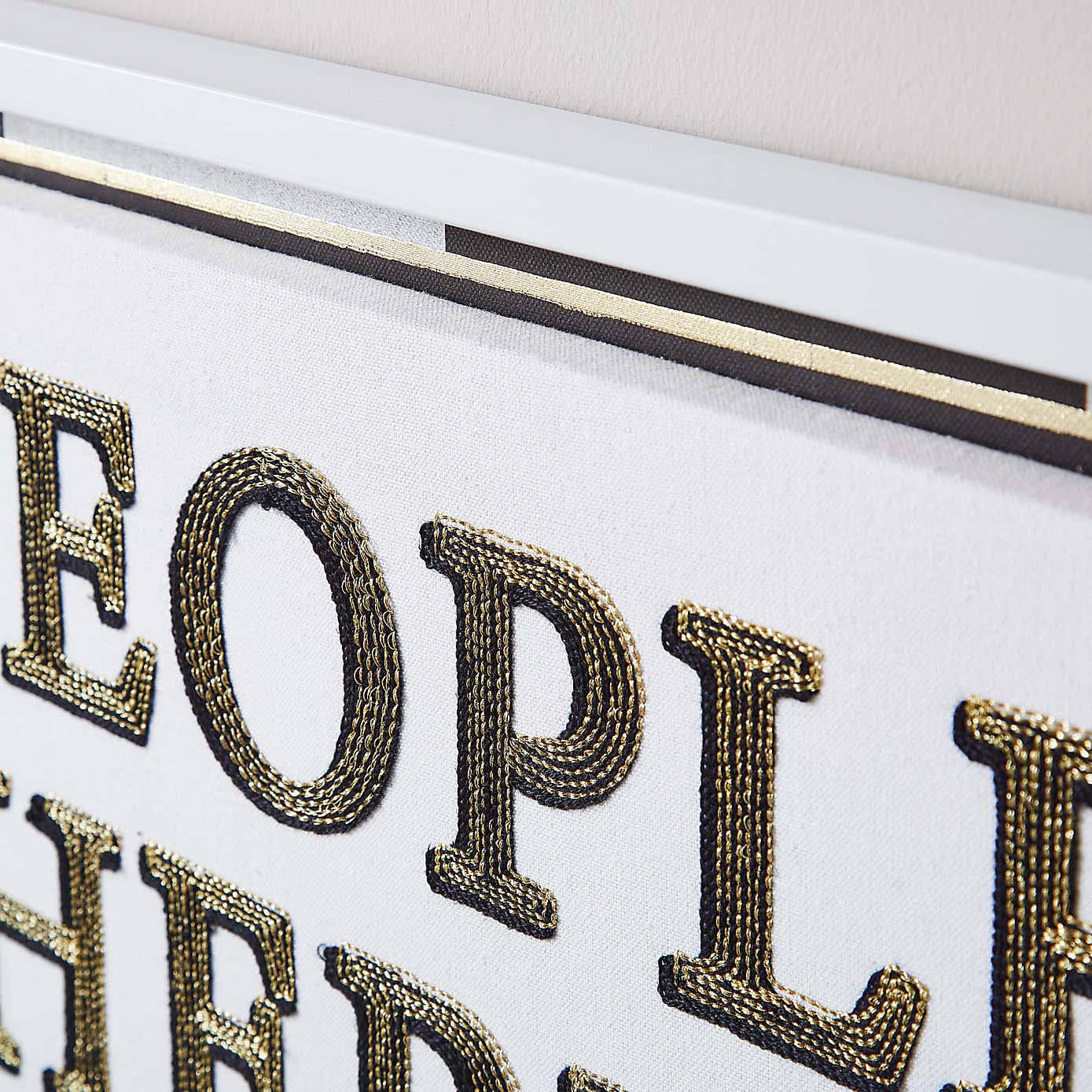 Cool People Live Here Framed Wall Art