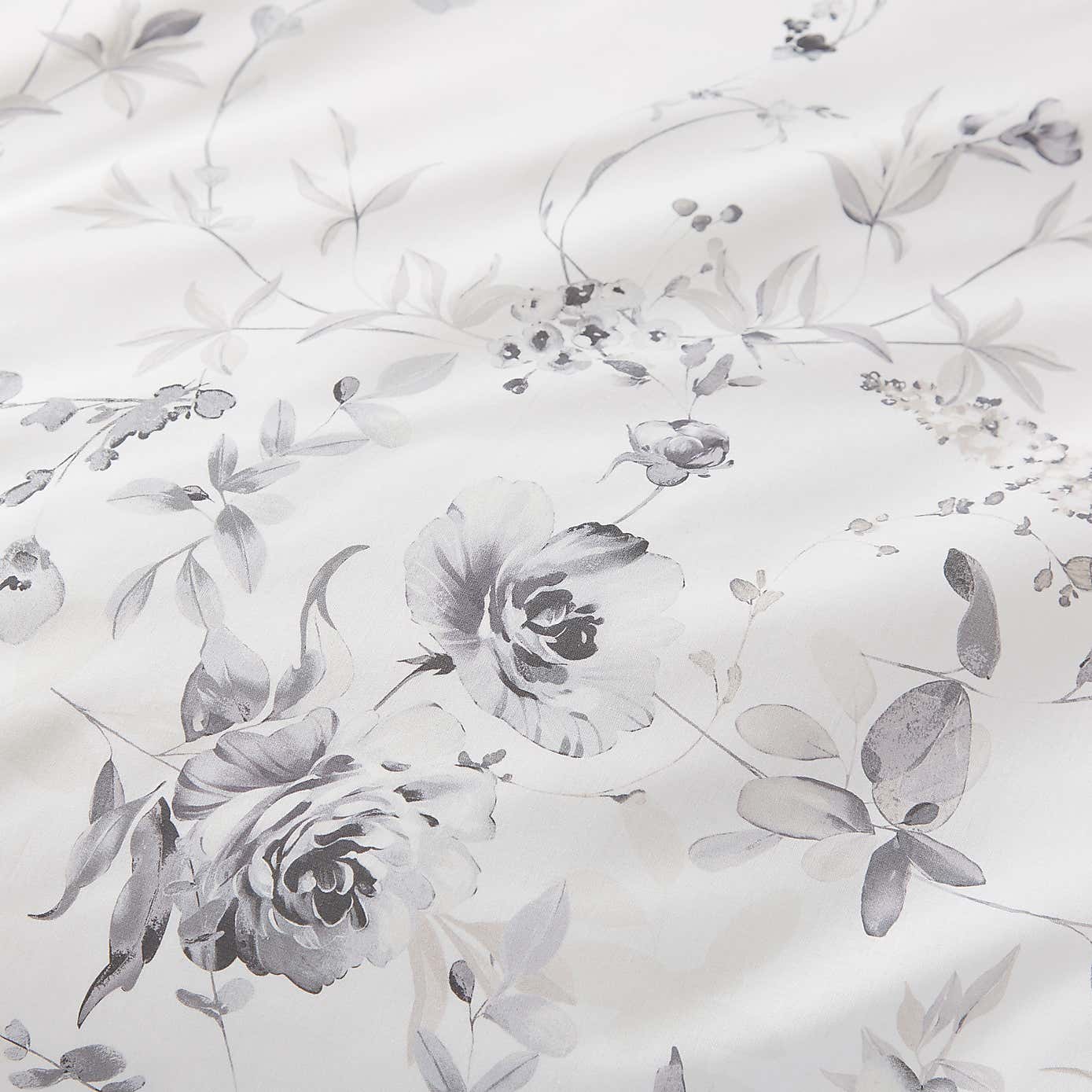 Nola Floral Blue Duvet Cover and Pillowcase Set