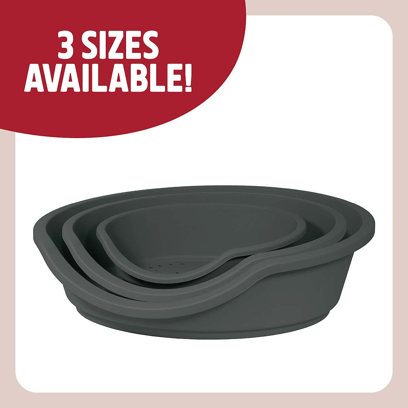 Rosewood Plastic Pet Bed