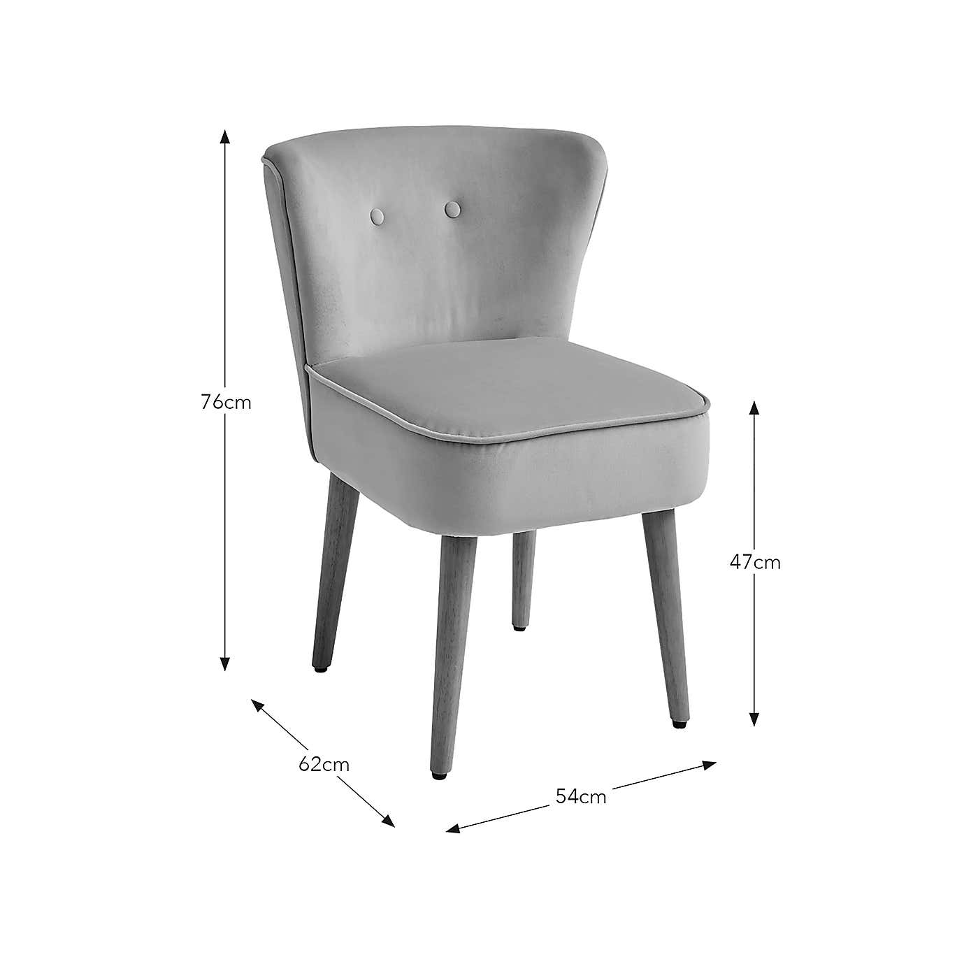 Eliza Dining Chair, Velvet