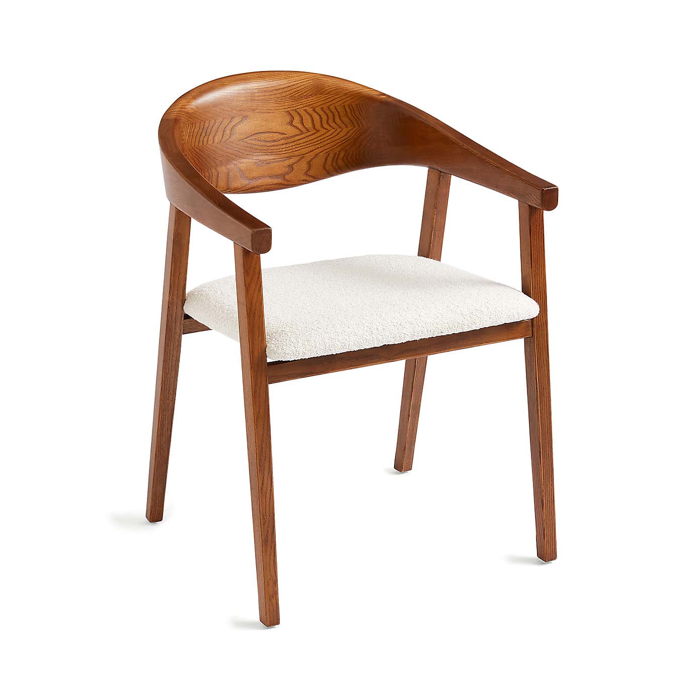 Oskar Dining Chair, Boucle