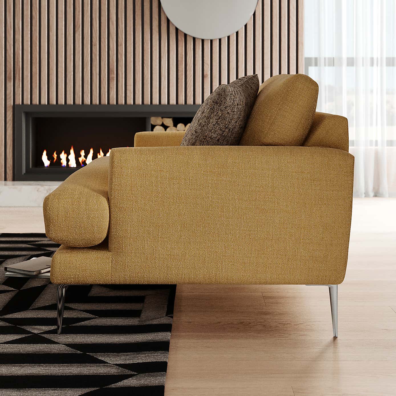 Lawson Chunky Tonal Weave Snuggle Chair