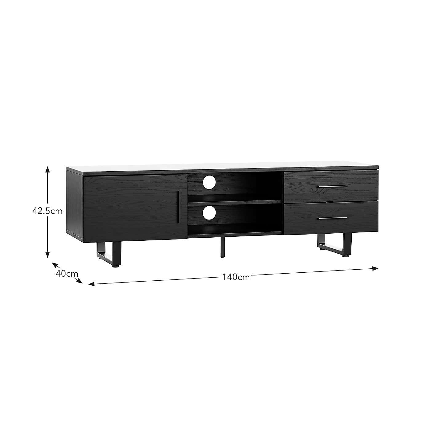 Freddie TV Unit Oak Effect