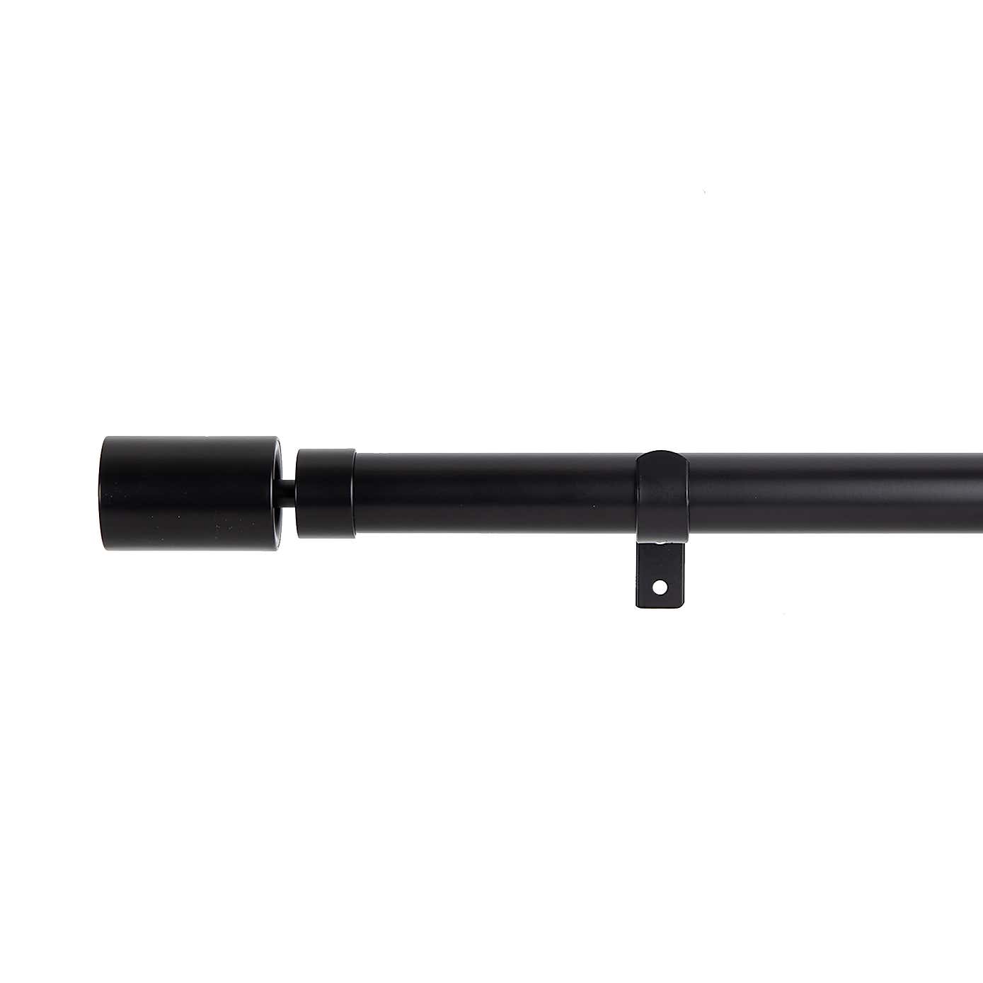 Barrel Metal Extendable Eyelet Curtain Pole 16/19mm