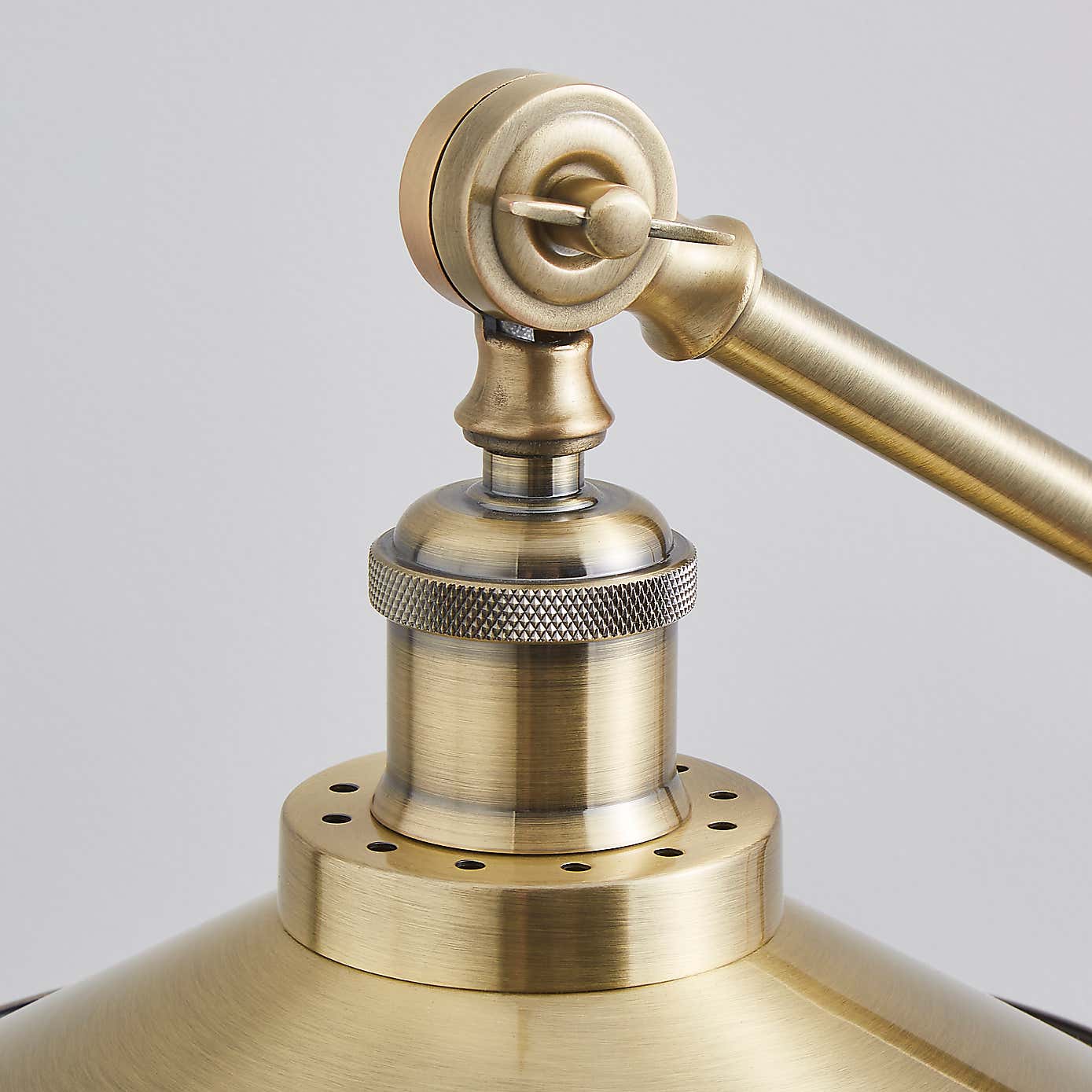 Churchgate Langton Antique Brass Table Lamp