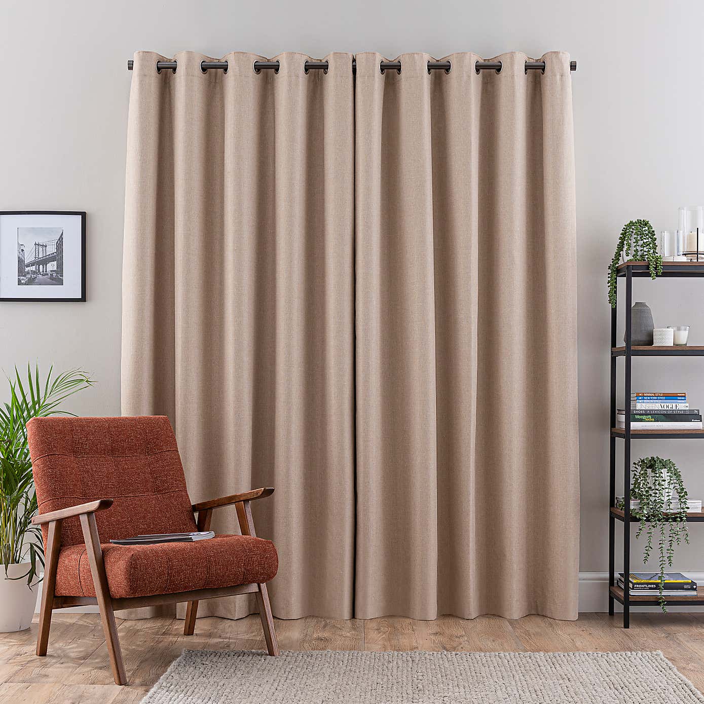Montreal Ultra Blackout Eyelet Curtains
