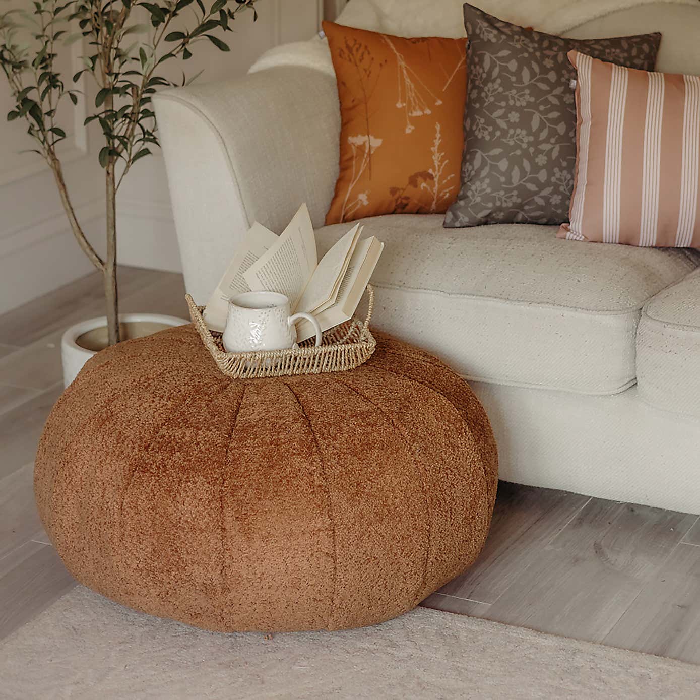 Ru Comfy Snug Bean Bag Pouffe