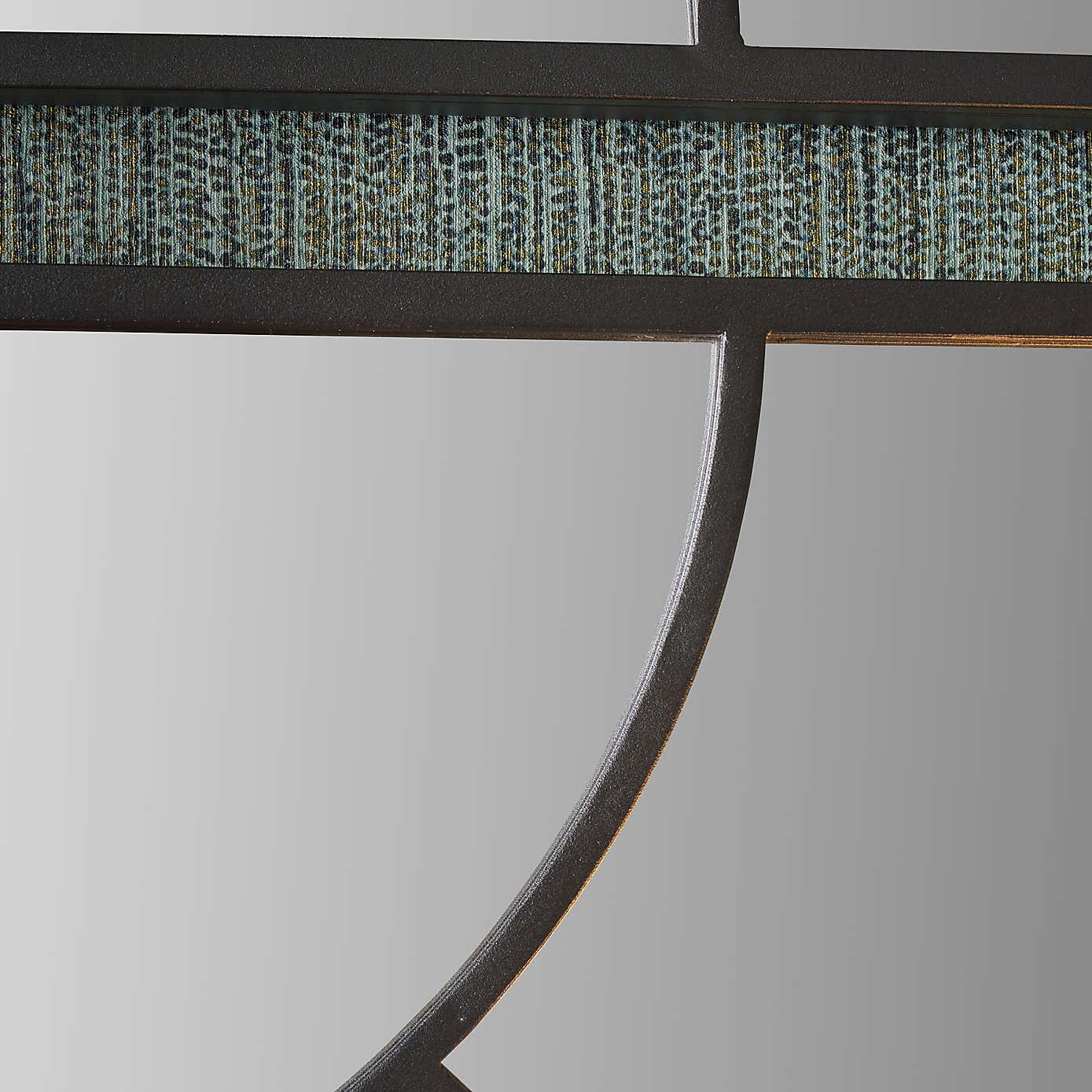 Metal Half Moon Set of 2 Wall Mirrors