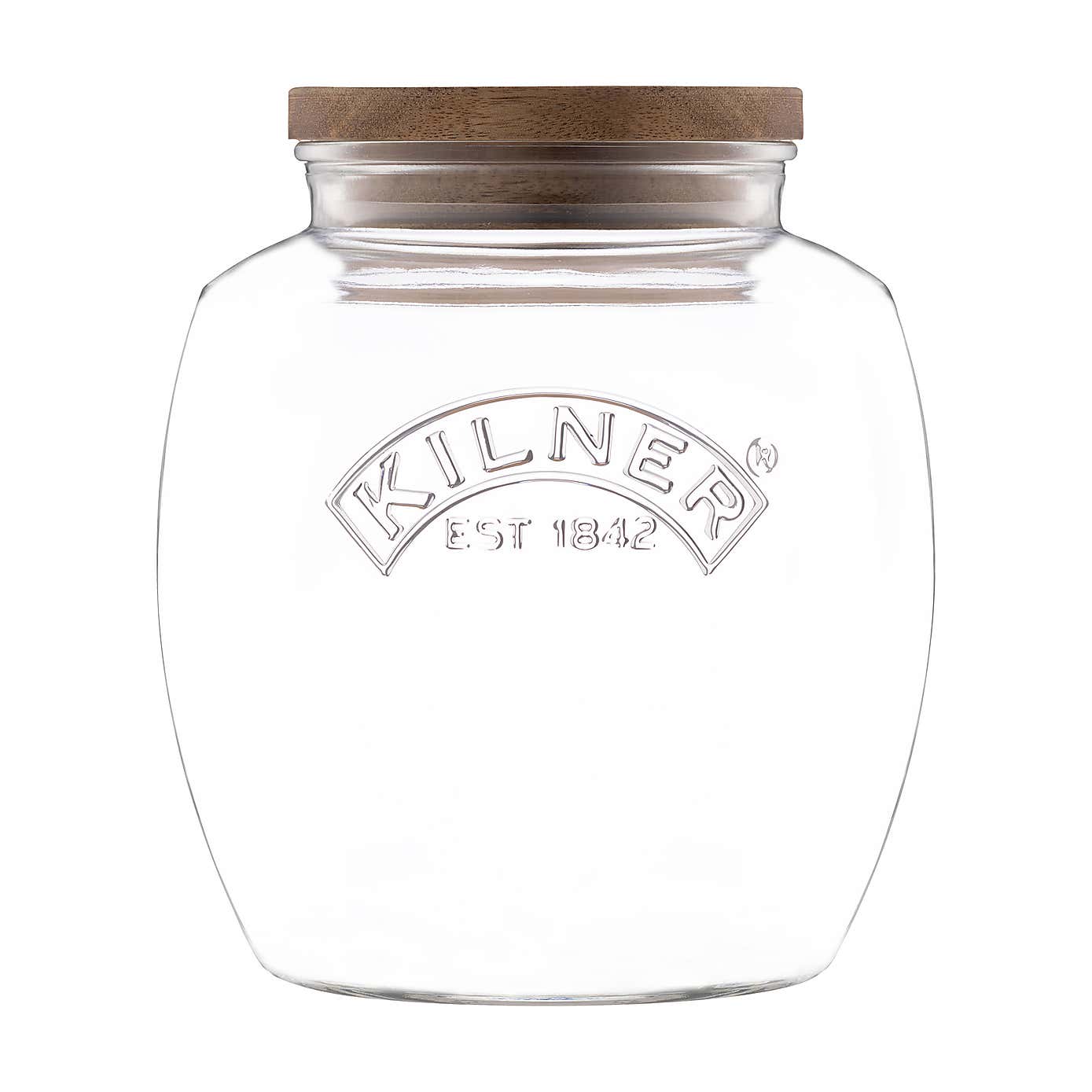 Kilner 2 Litre Jar with Acacia Wooden Lid
