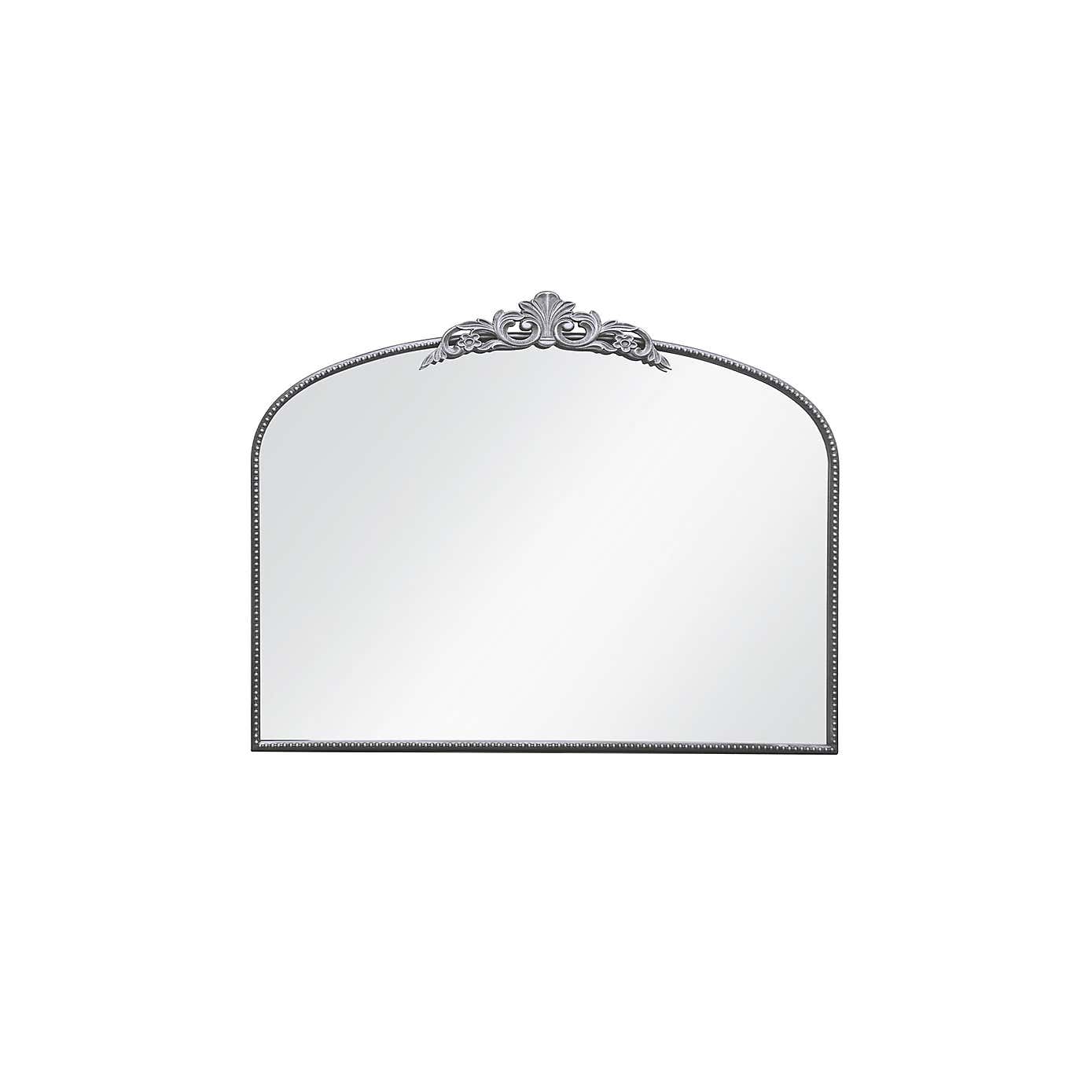 The Crown Arched Wall Mirror with Decorative Crown 1