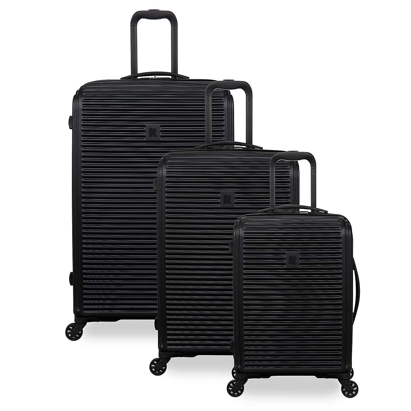 IT Luggage Set of 3 Shutter Hard Shell Suitcases
