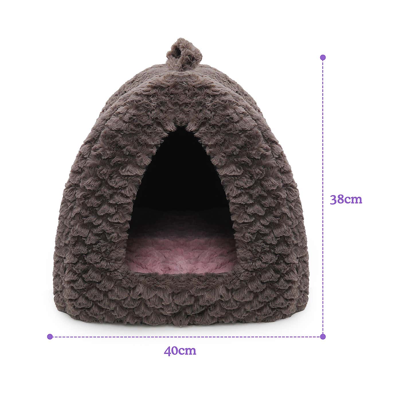 Rosewood Snuggle Pyramid Pet Bed