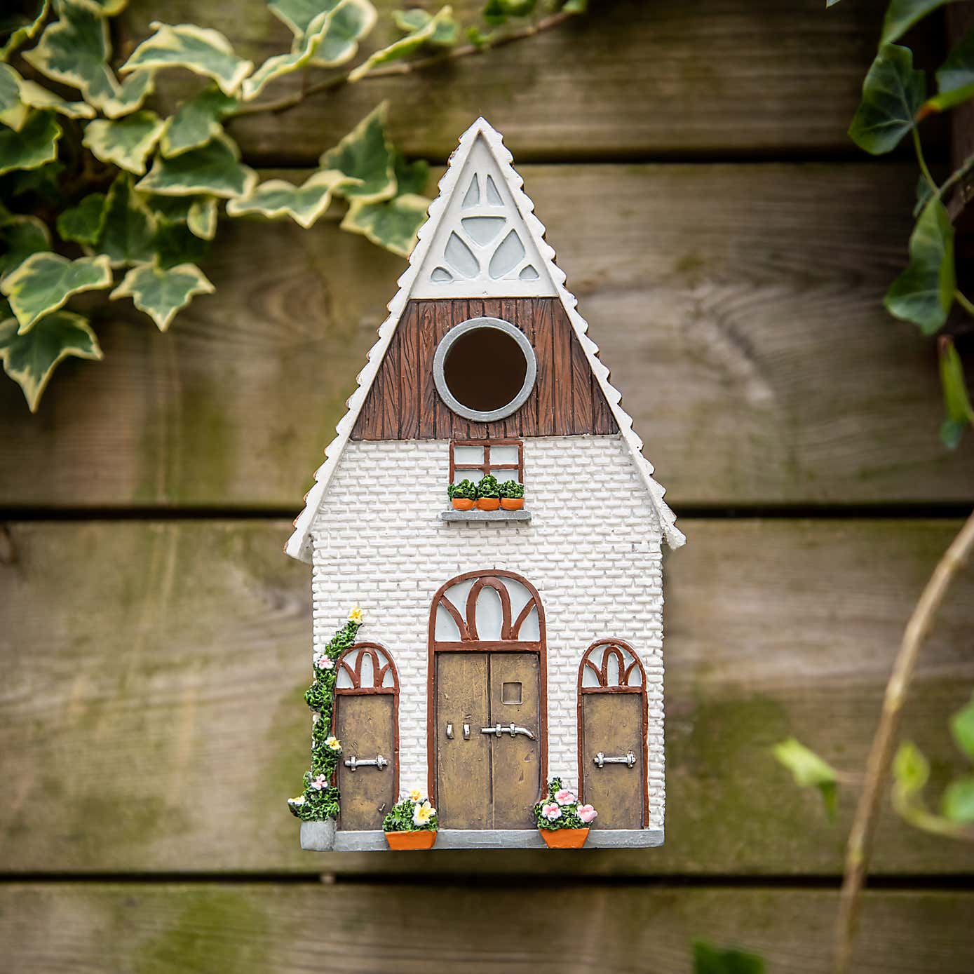 Fallen Fruits Farmhouse Bird House