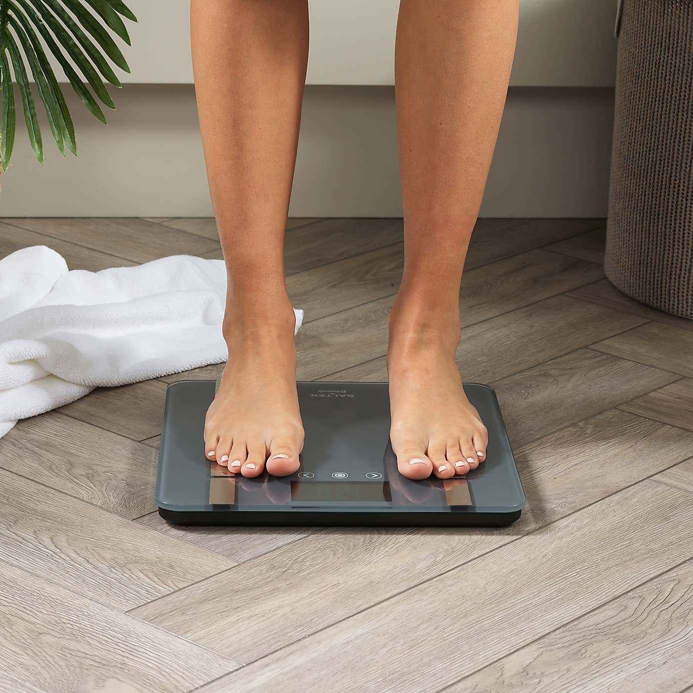 Salter Charcoal Smart Bathroom Scale