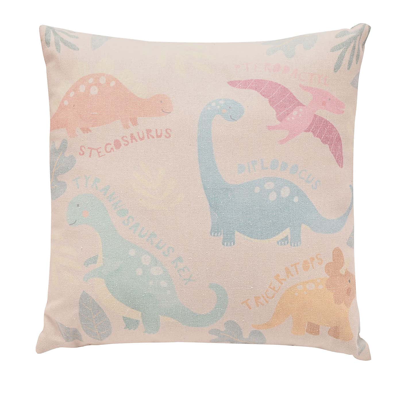 Petit Cheri Dinosaur Names Cushion