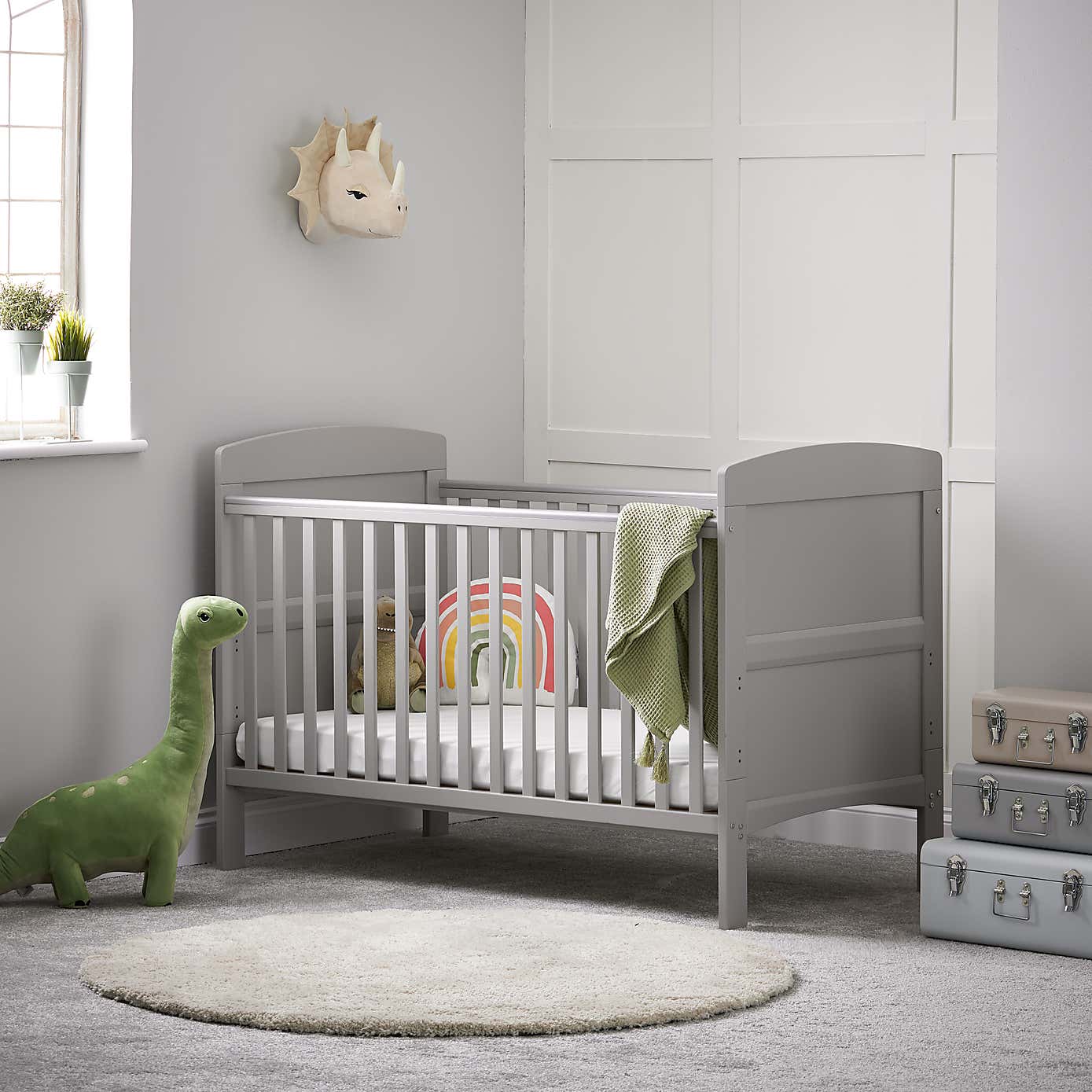 OBaby Grace Cot Bed, Pine