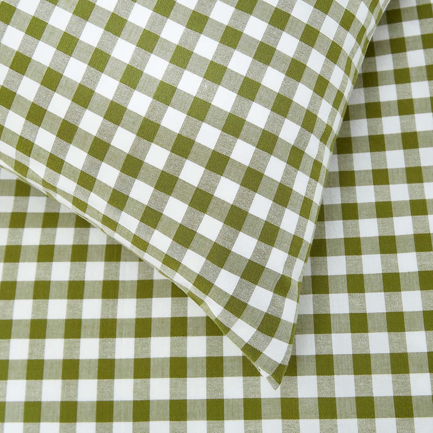 Portloe Woven Gingham Duvet Cover & Pillowcase Set