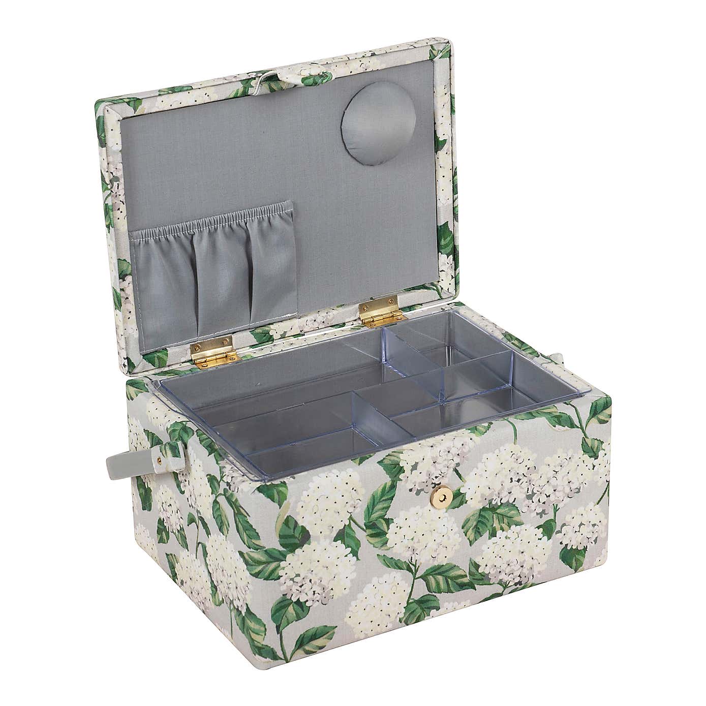 Hobby Gift Hydrangea Medium Sewing Basket