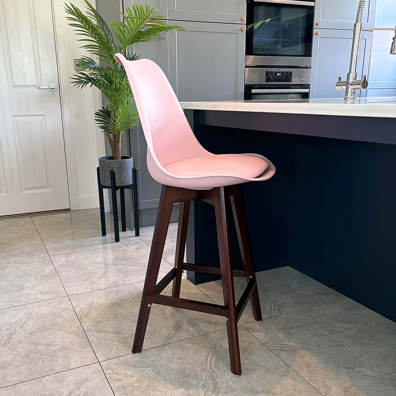 Fusion Living Soho Plastic Bar Stool