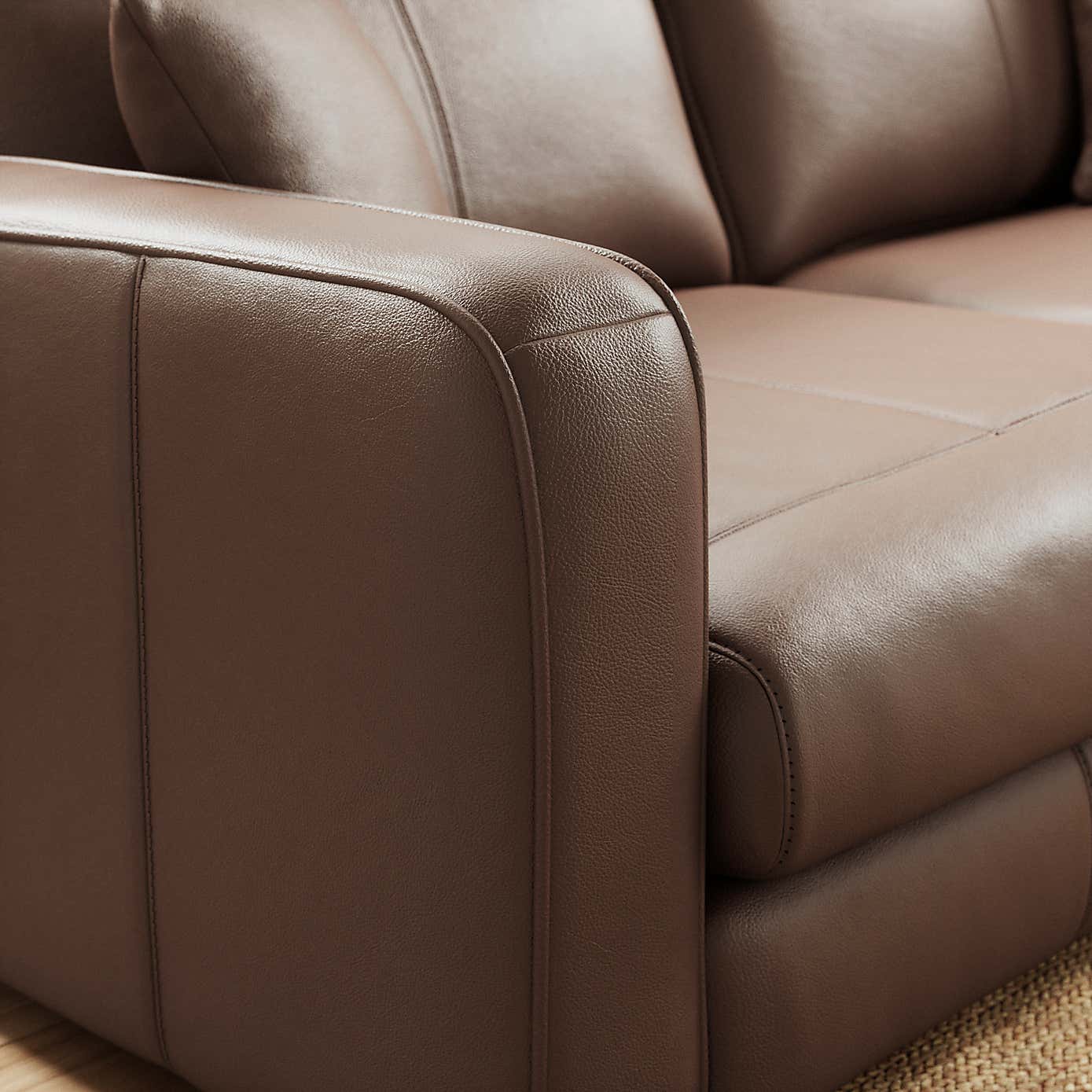 Carson Classic Leather 3 Seater Sofa