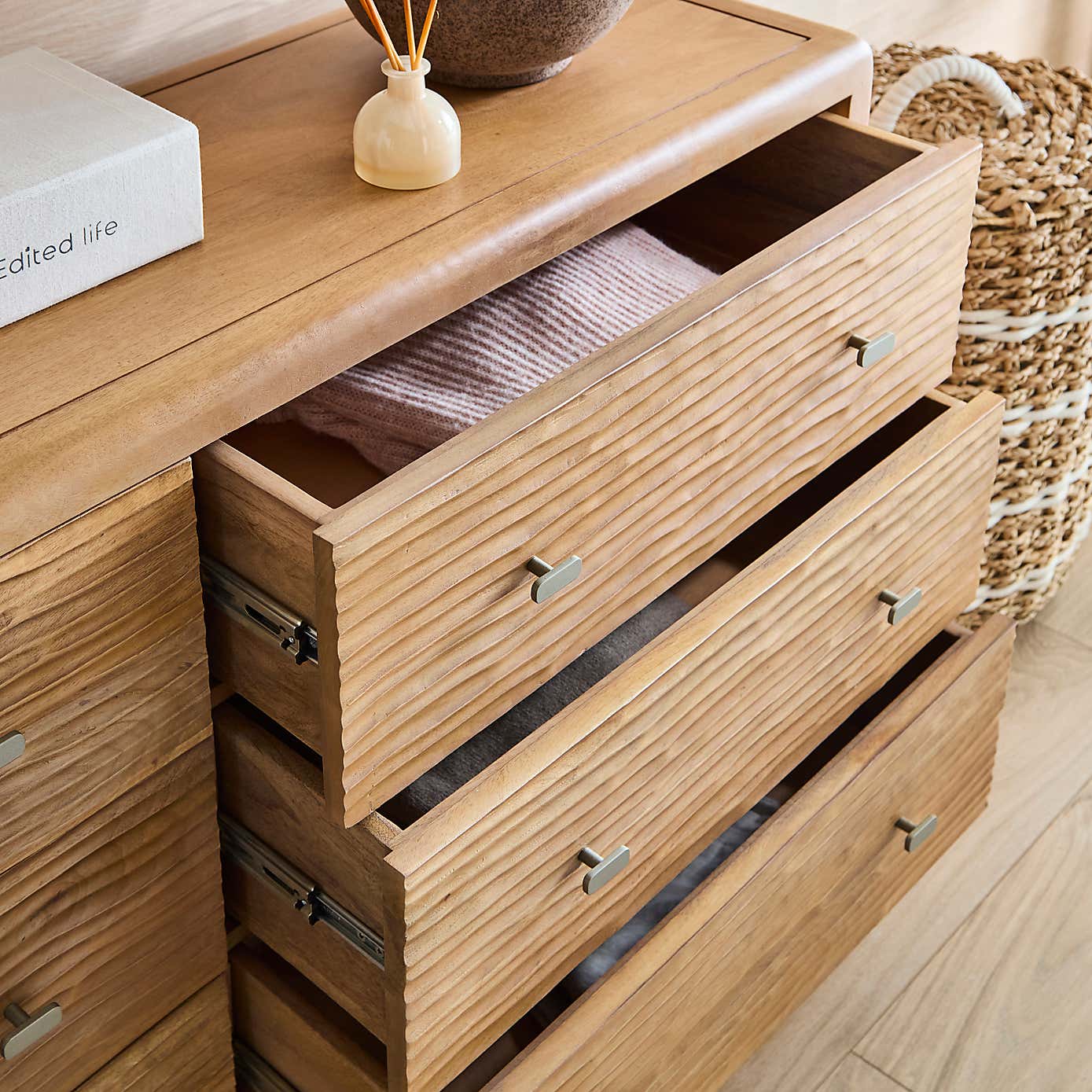 Olsson Hand Carved 6 Drawer Chest