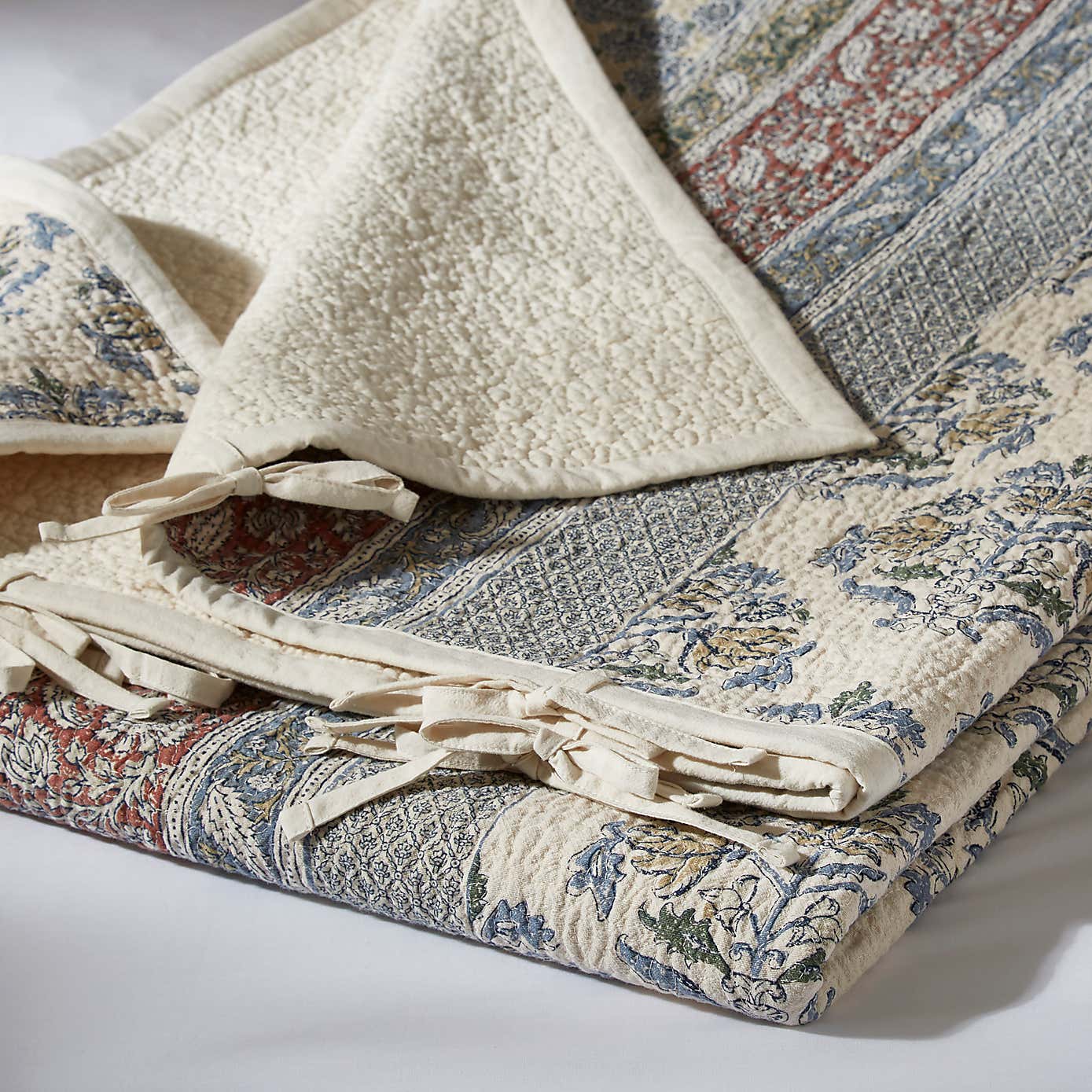 Dorma Deauville 100% Cotton Patchwork Bedspread