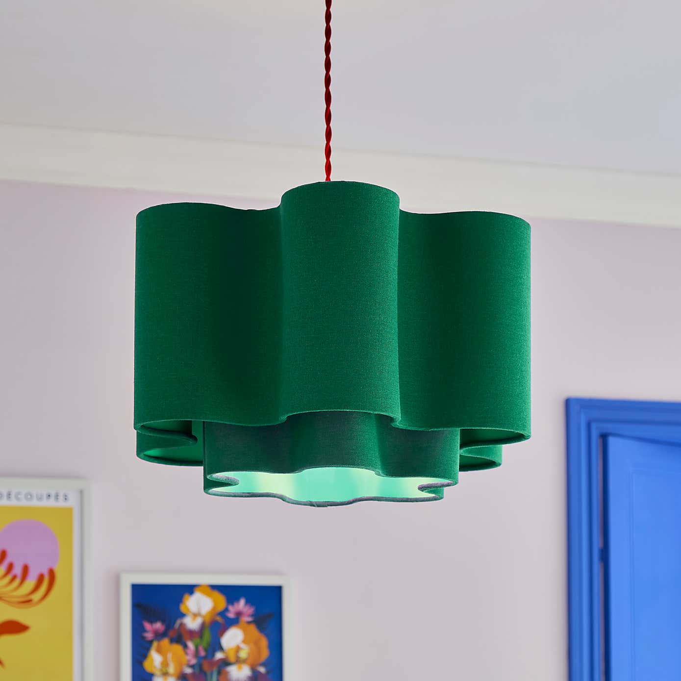 Sophie Robinson Wavy Two Tier Lamp Shade