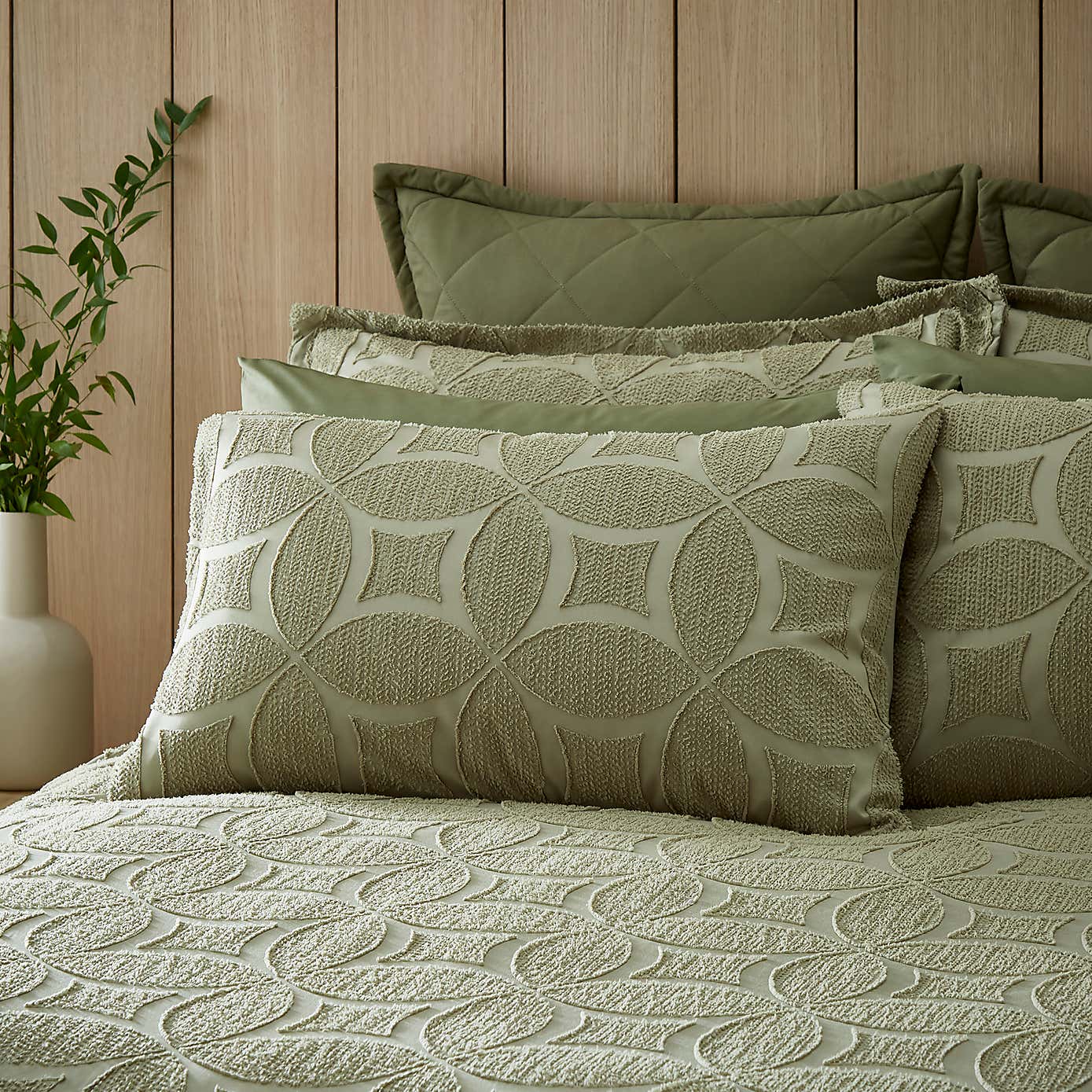 Alda Textured Duvet Cover and Pillowcase Set