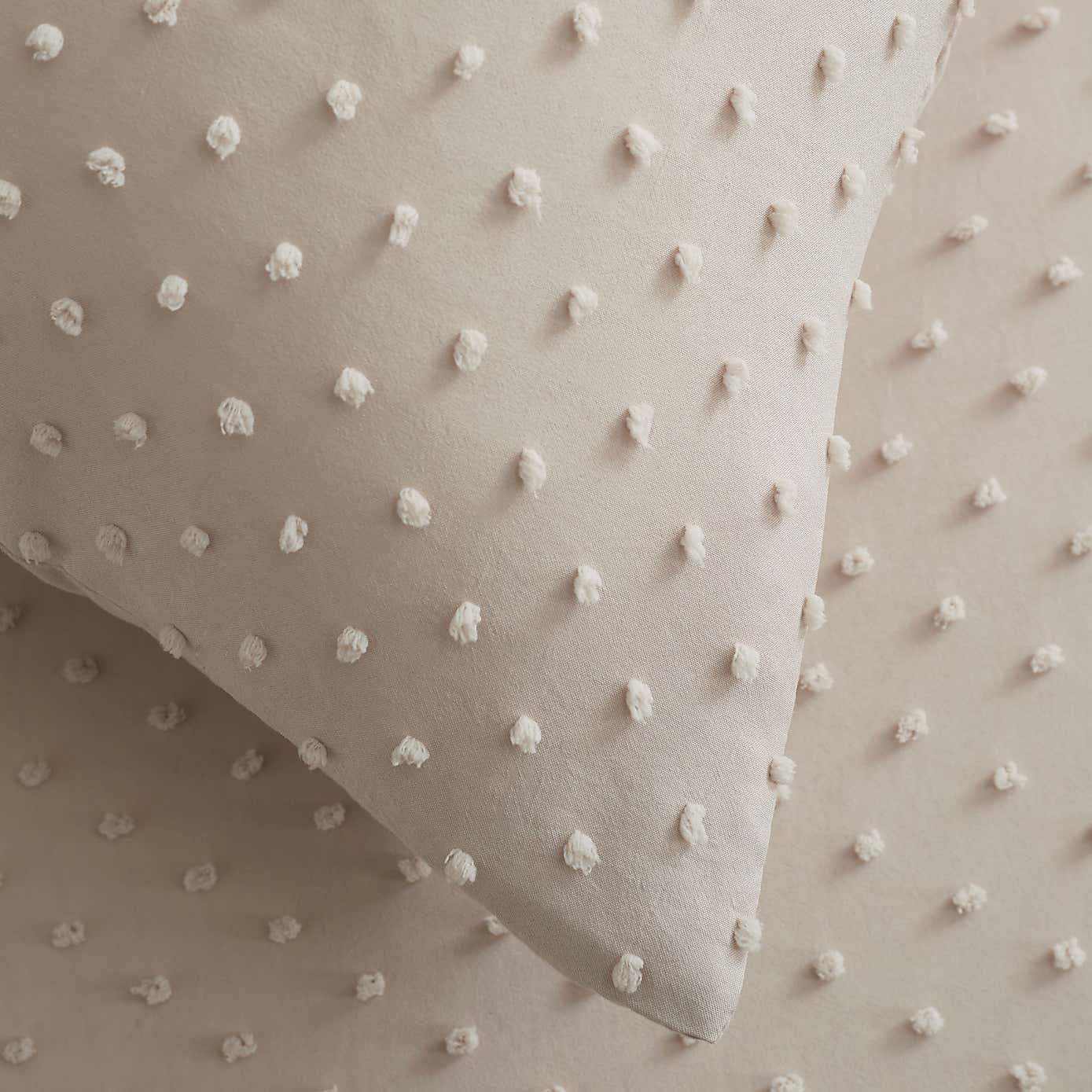 Valley Clipped Jacquard Duvet Cover & Pillowcase Set