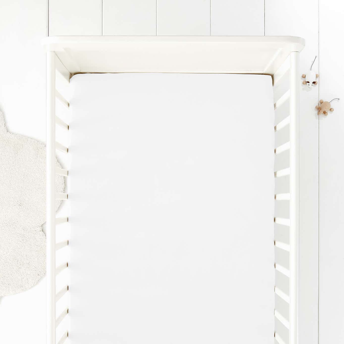 Pack of 2 Pure Cotton Toddler Fitted Sheets