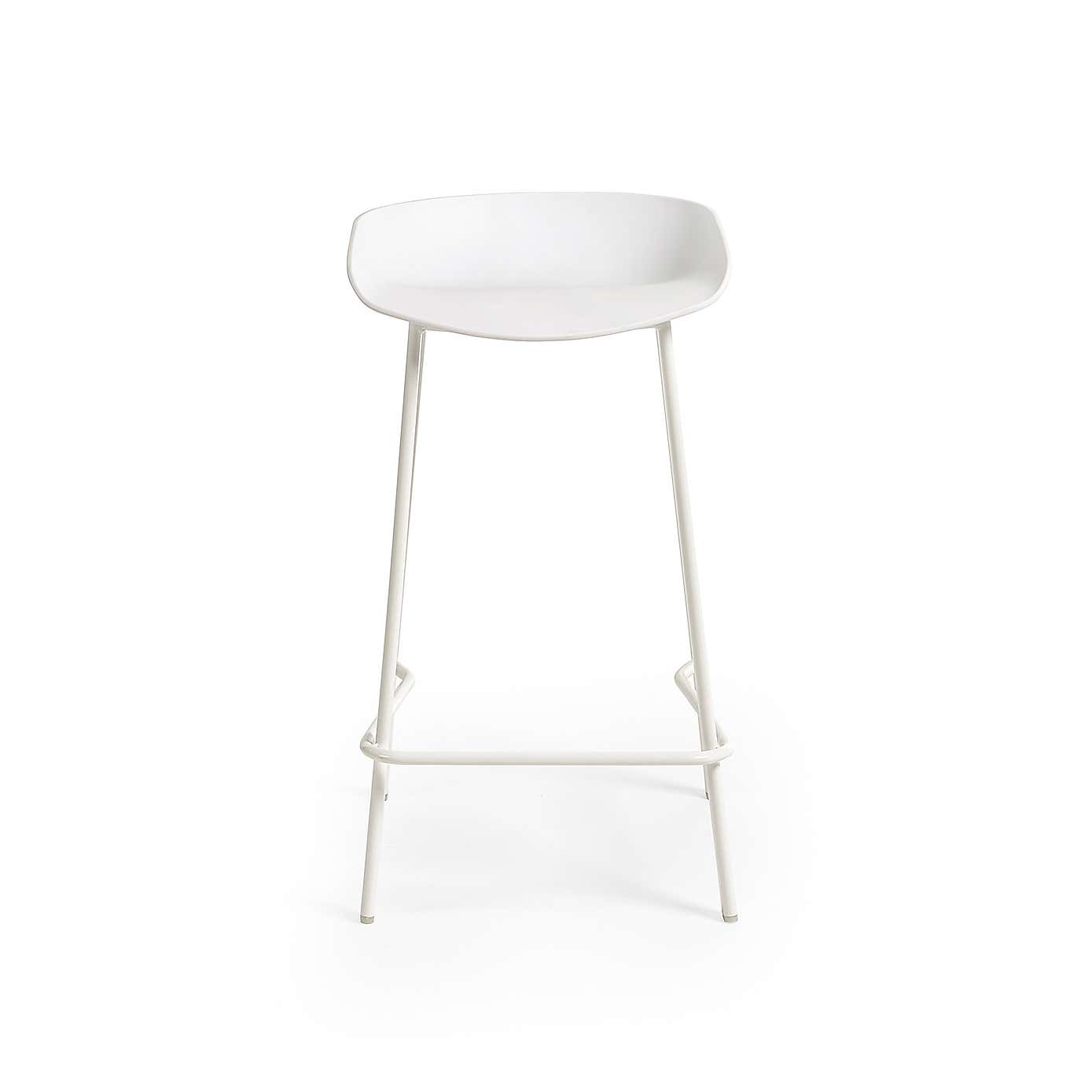 Renzo Set Of 2 Bar Stools, Metal