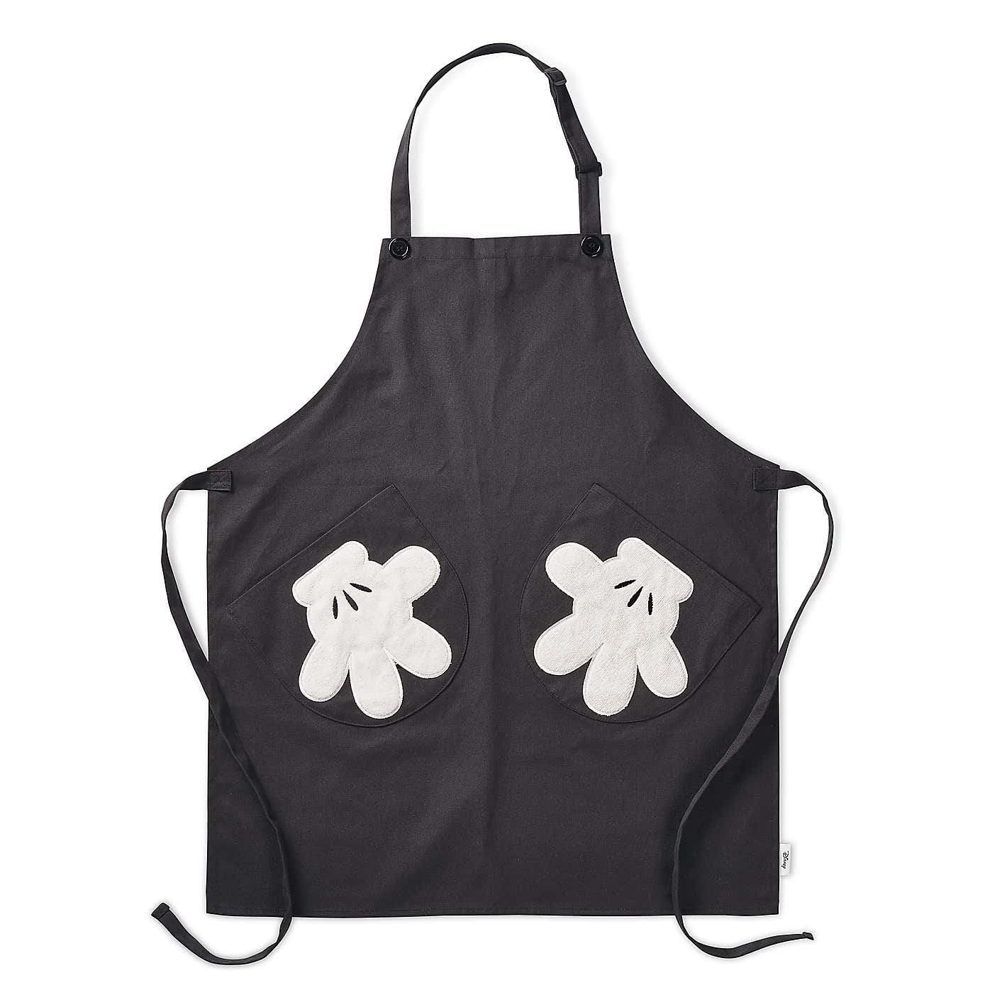 Disney Mickey Mono Black Cotton Apron