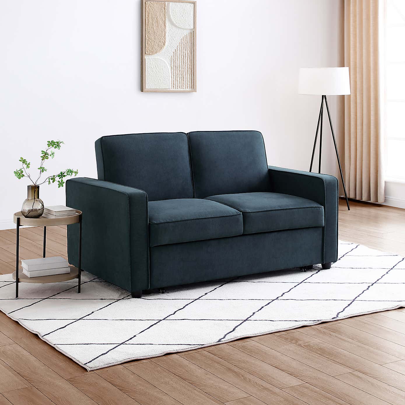 Kayden Fabric Pop Up 2 Seater Double Sofa Bed