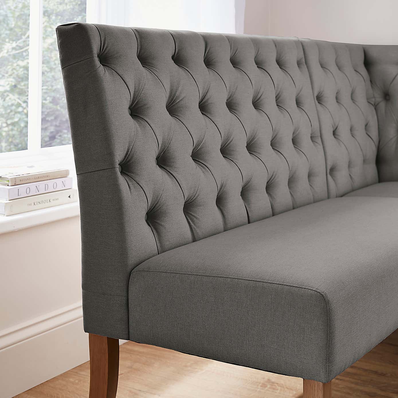 Darcy Corner Dining Bench, Flatweave