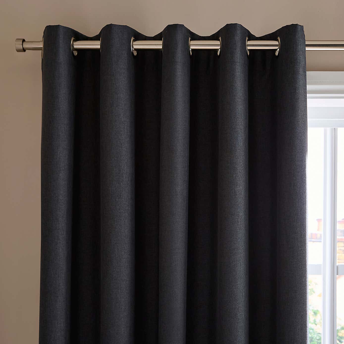 Berlin Blackout Eyelet Curtains