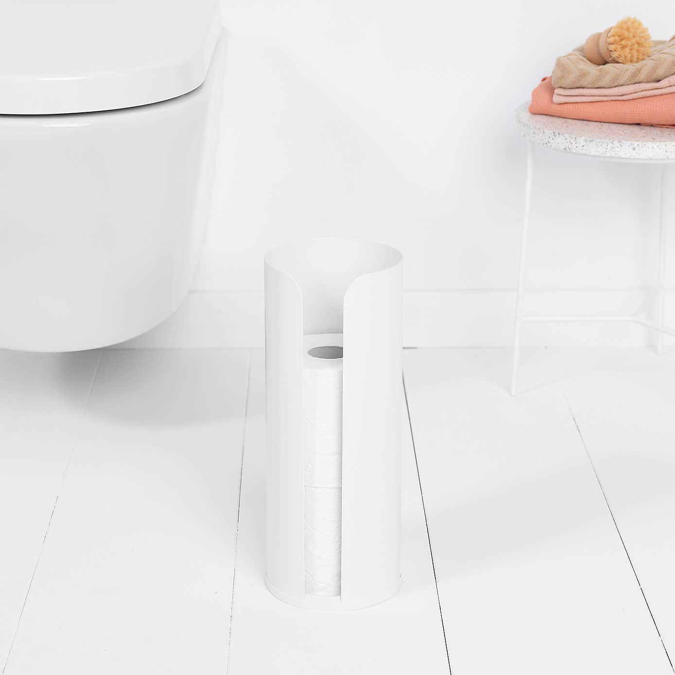 Brabantia White Set of 3 Toilet Accessories