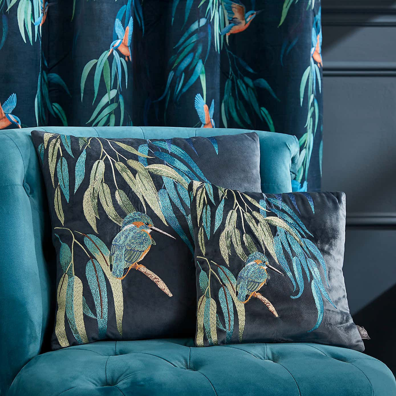 Kingfisher Cushion