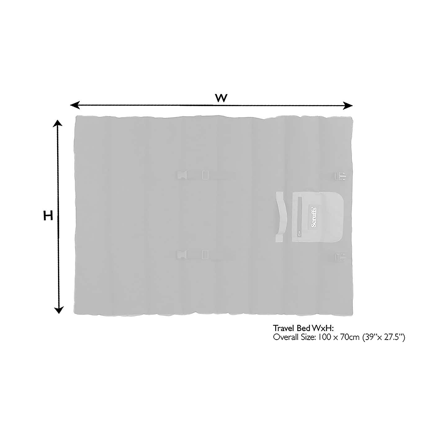 Scruffs Expedition Roll Up Travel Pet Bed