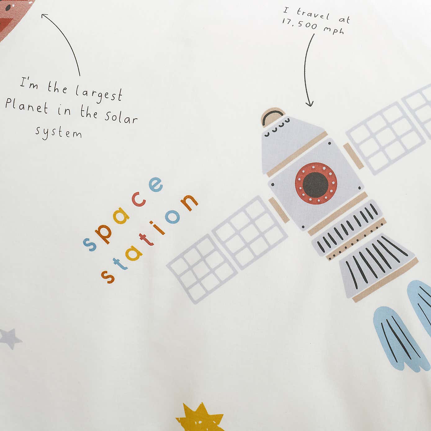 Outer Space Duvet Cover and Pillowcase Set