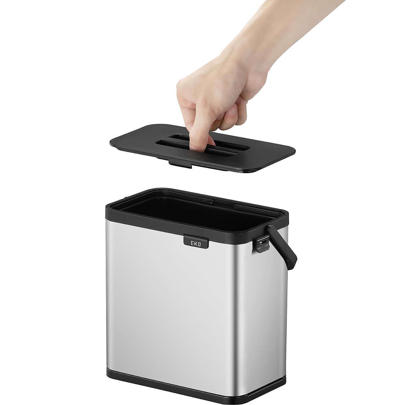 EKO Puro 3L Stainless Steel Food Waste Caddy