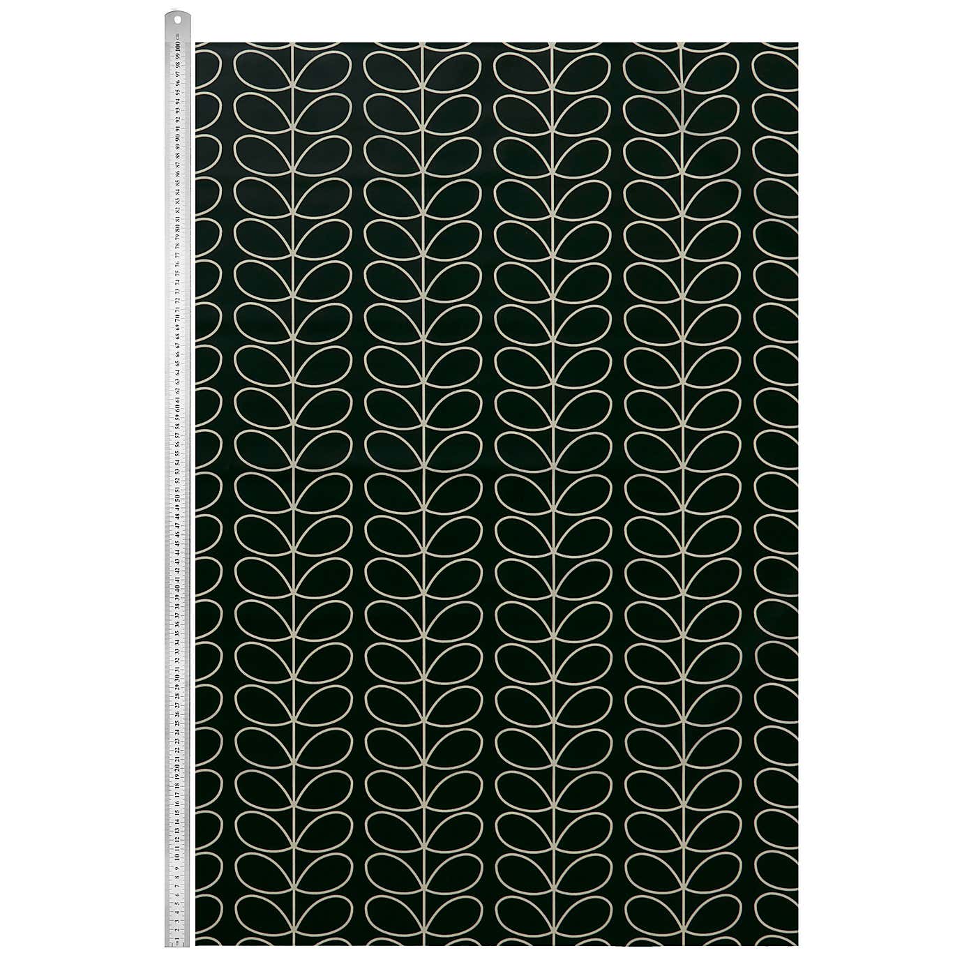 Orla Kiely Linear Stem Evergreen PVC