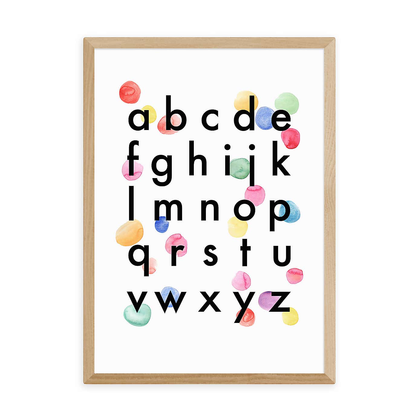 East End Prints Alphabet Confetti Print