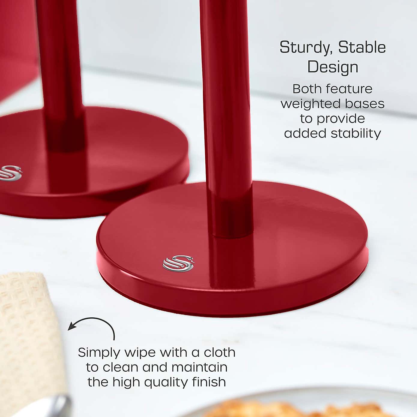 Swan Towel Pole and Mug Tree Set