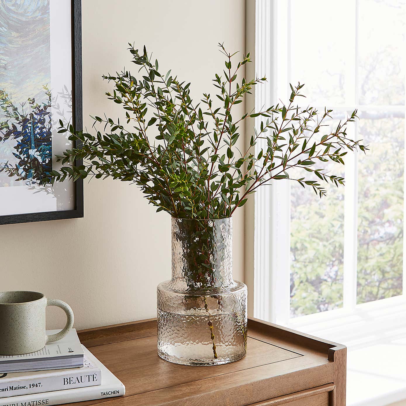 Glass Floor Vase