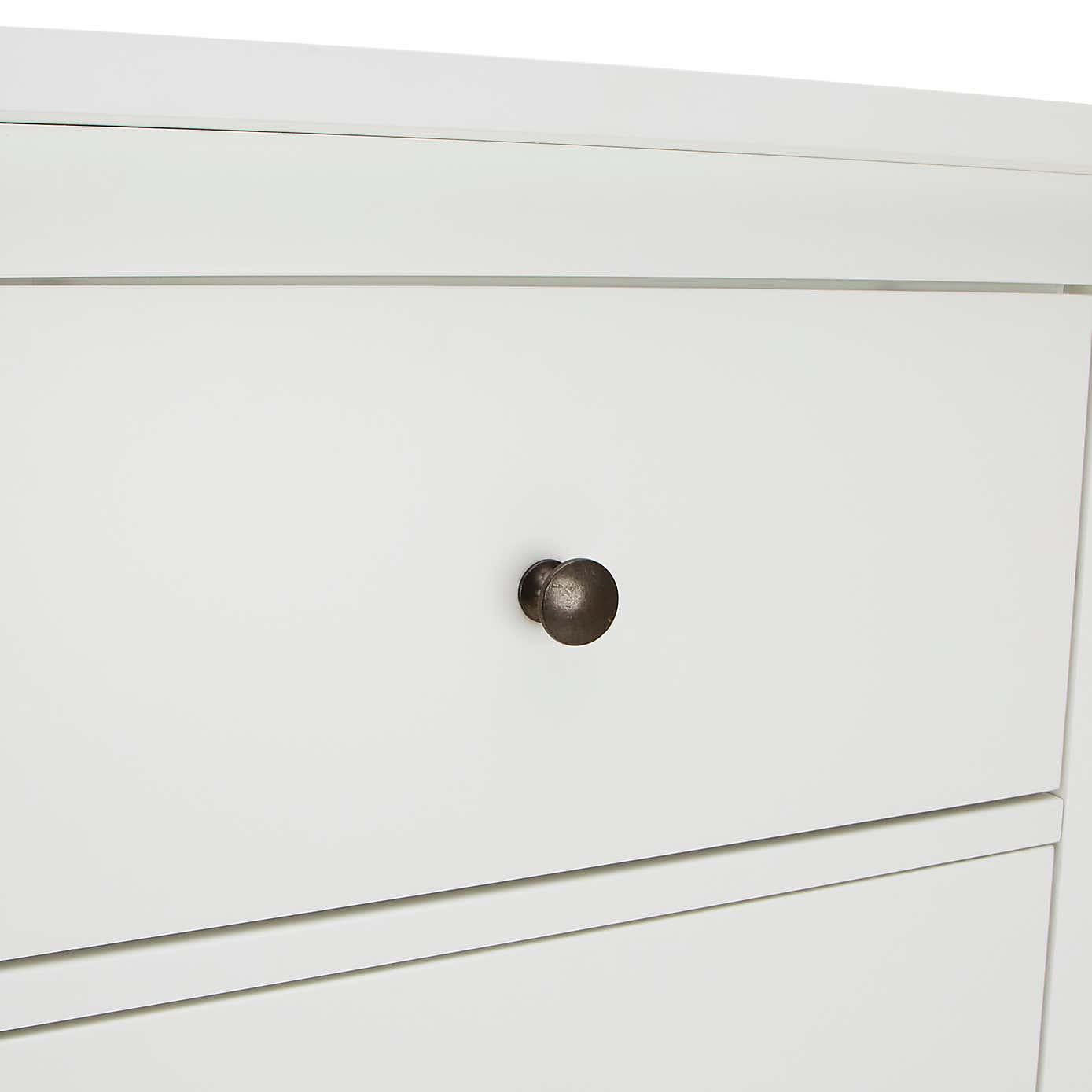 Lynton Compact White Tall Boy