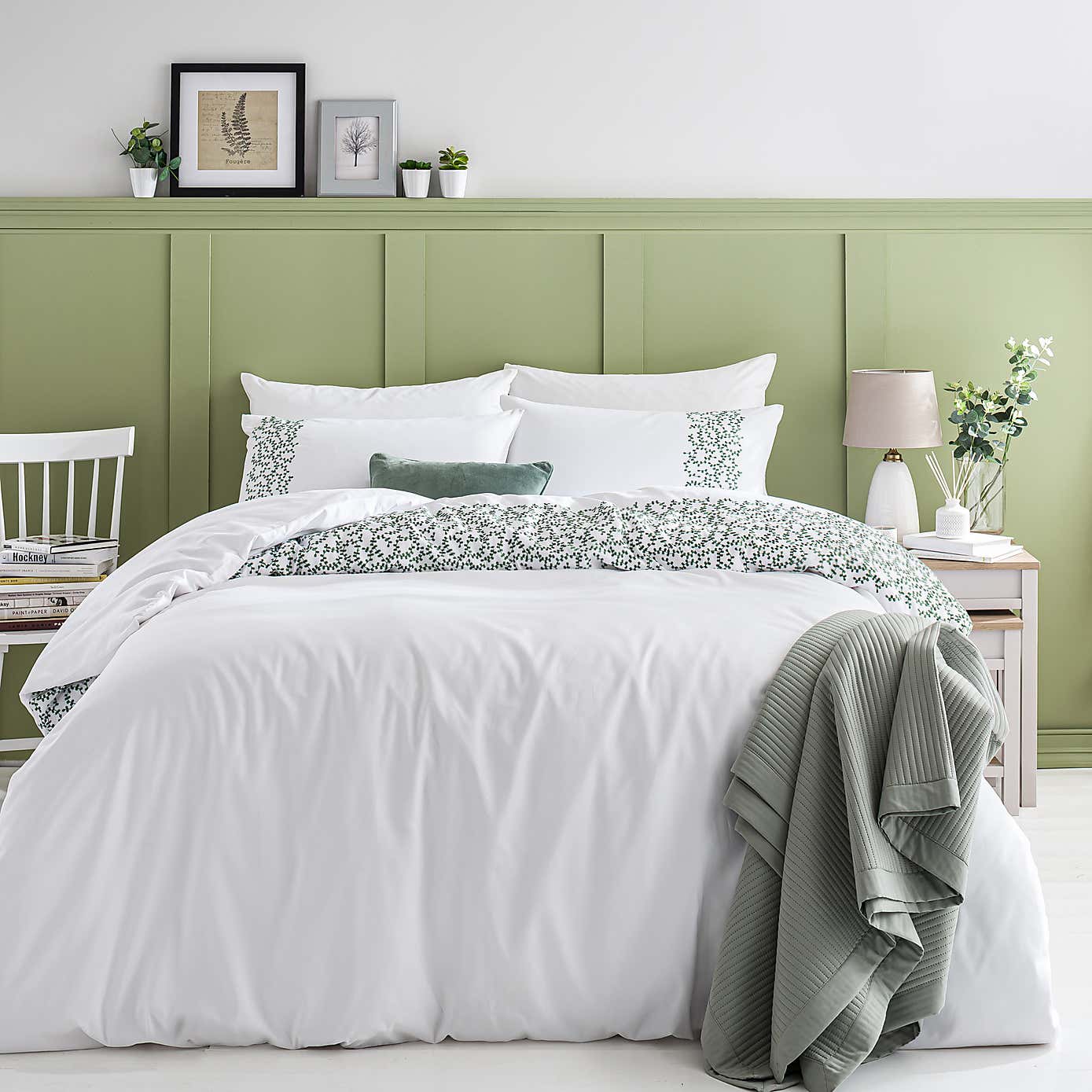 Kersey Embroidery Duvet Cover & Pillowcase Set