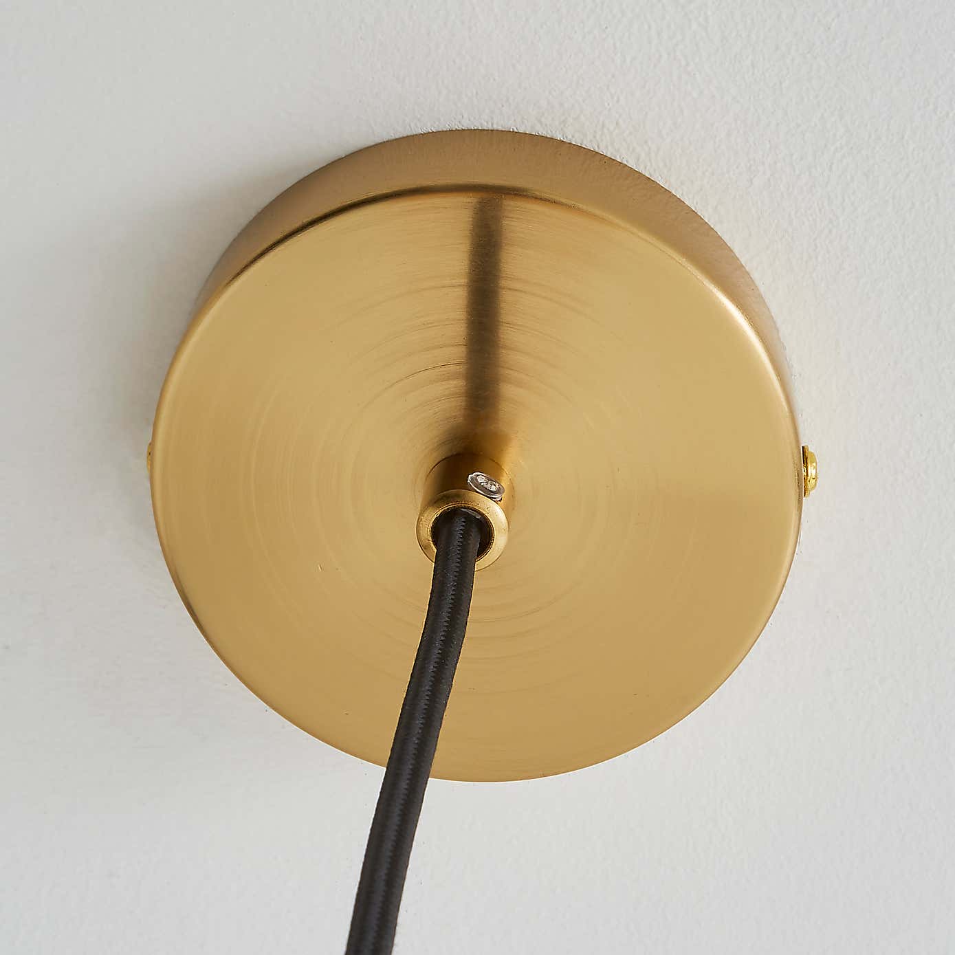 Amber Retro 1 Light Pendant Ceiling Fitting