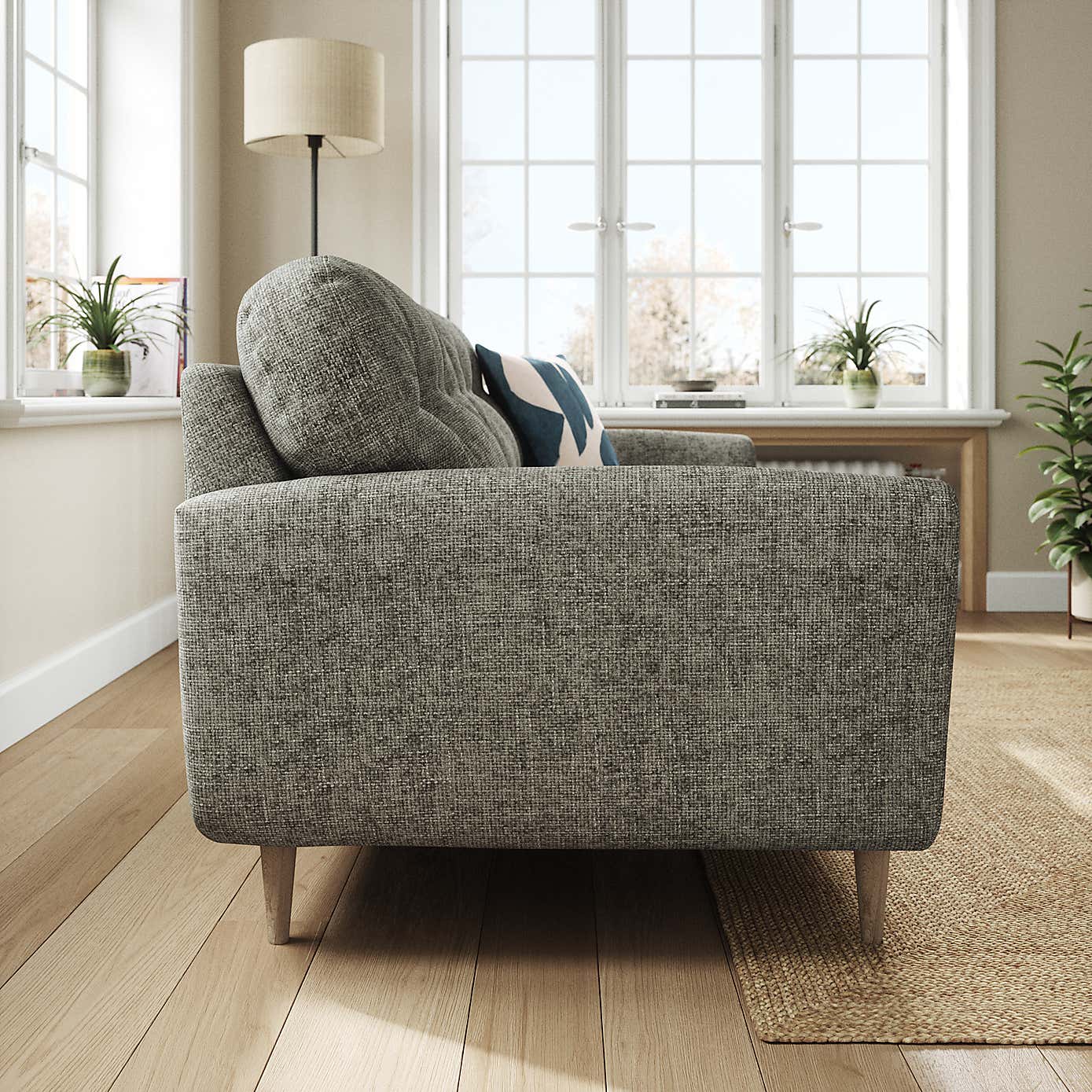 Sven Chunky Chenille 3 Seater Sofa