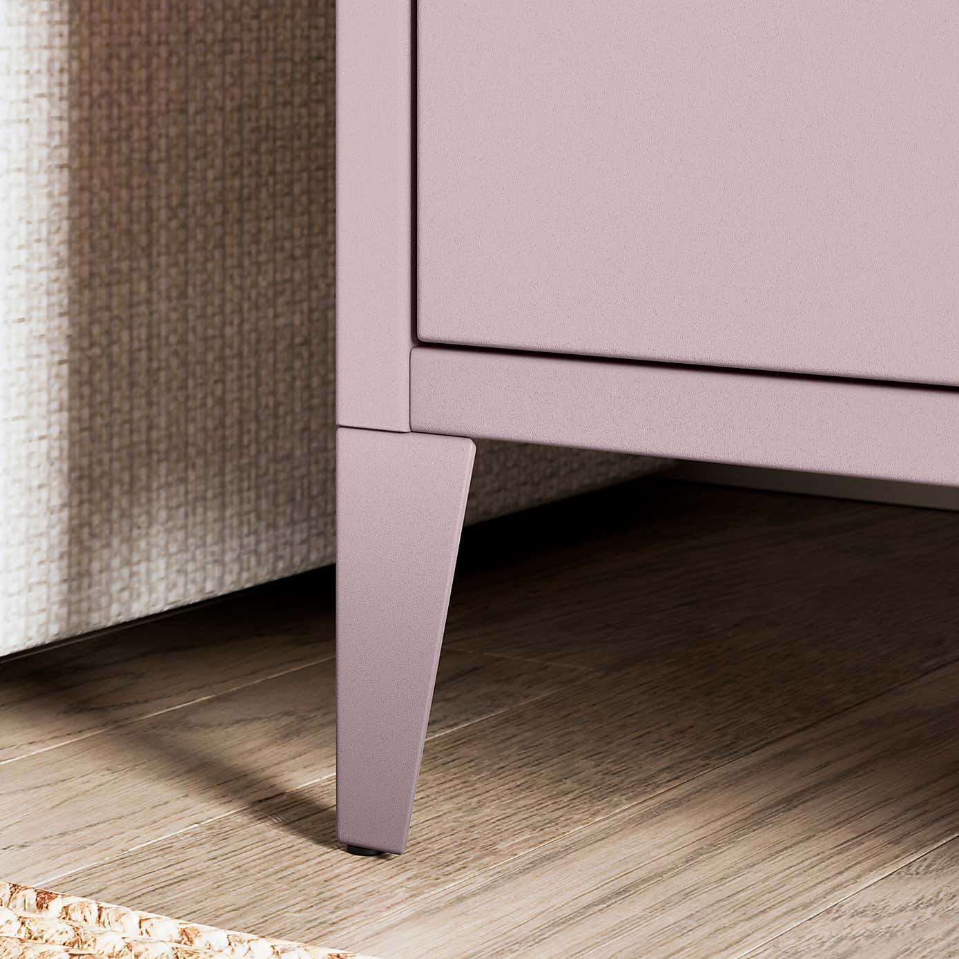 Helga Metal Bedside Table